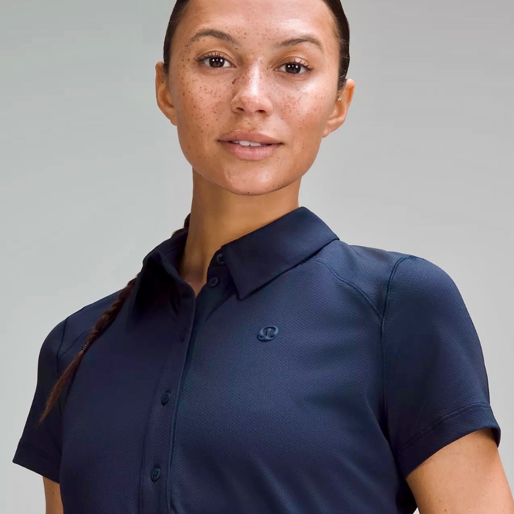 Lululemon Quick-Dry Short-Sleeve Polo Shirt, NWT